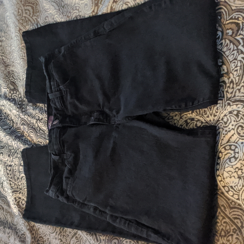 Black bootcut jeans